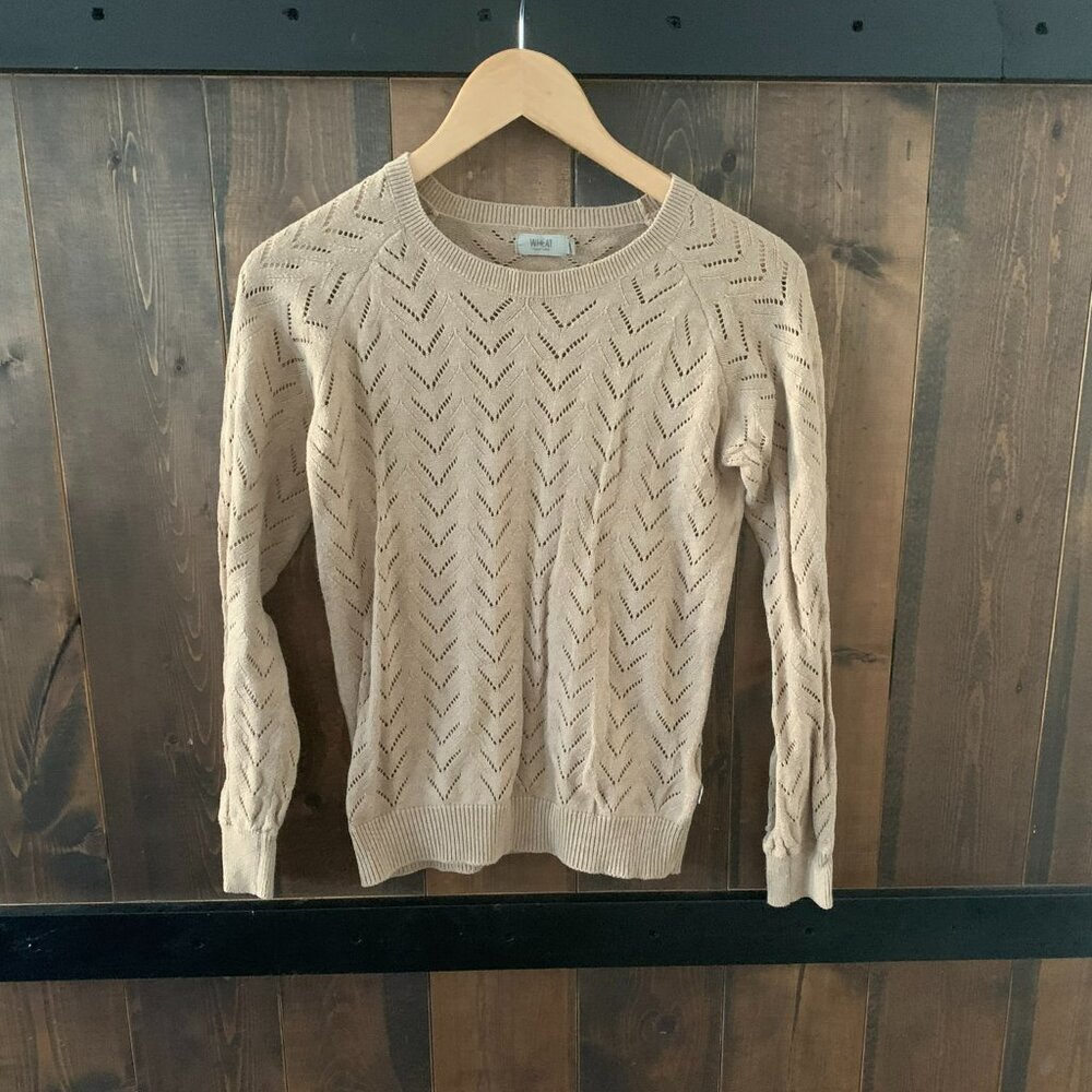 Wheat 100% Organic Cotton Sweater Youth Size 12